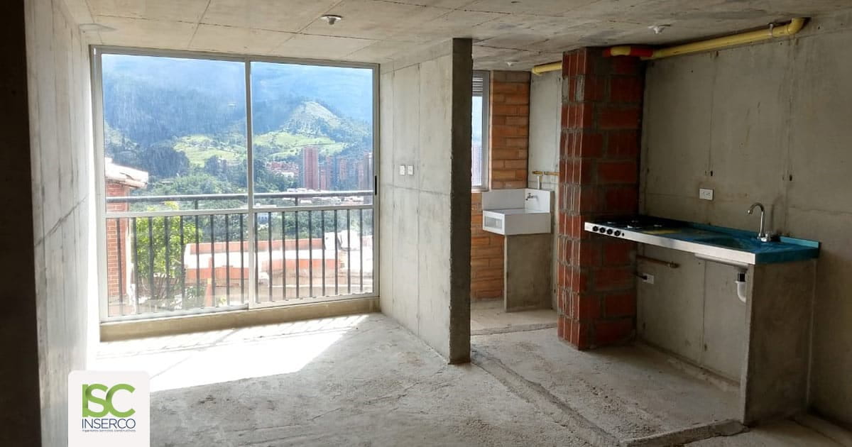 acabados para apartamentos en obra gris
